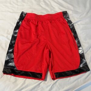 Men’s AND1 Red and Black Athletic Shorts